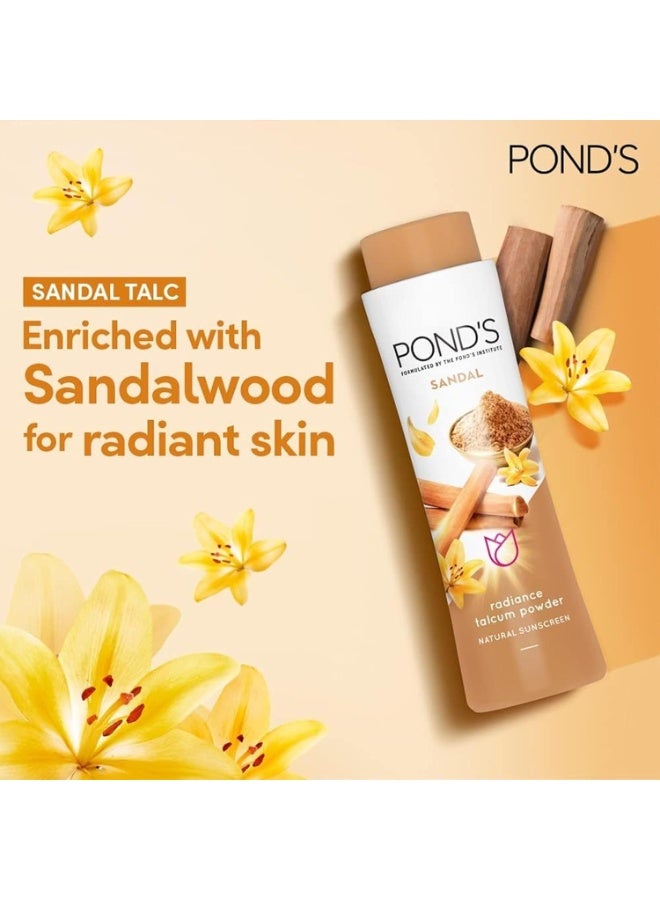 POND'S Sandal Radiance Talcum Powder|| 300 g - Image 2
